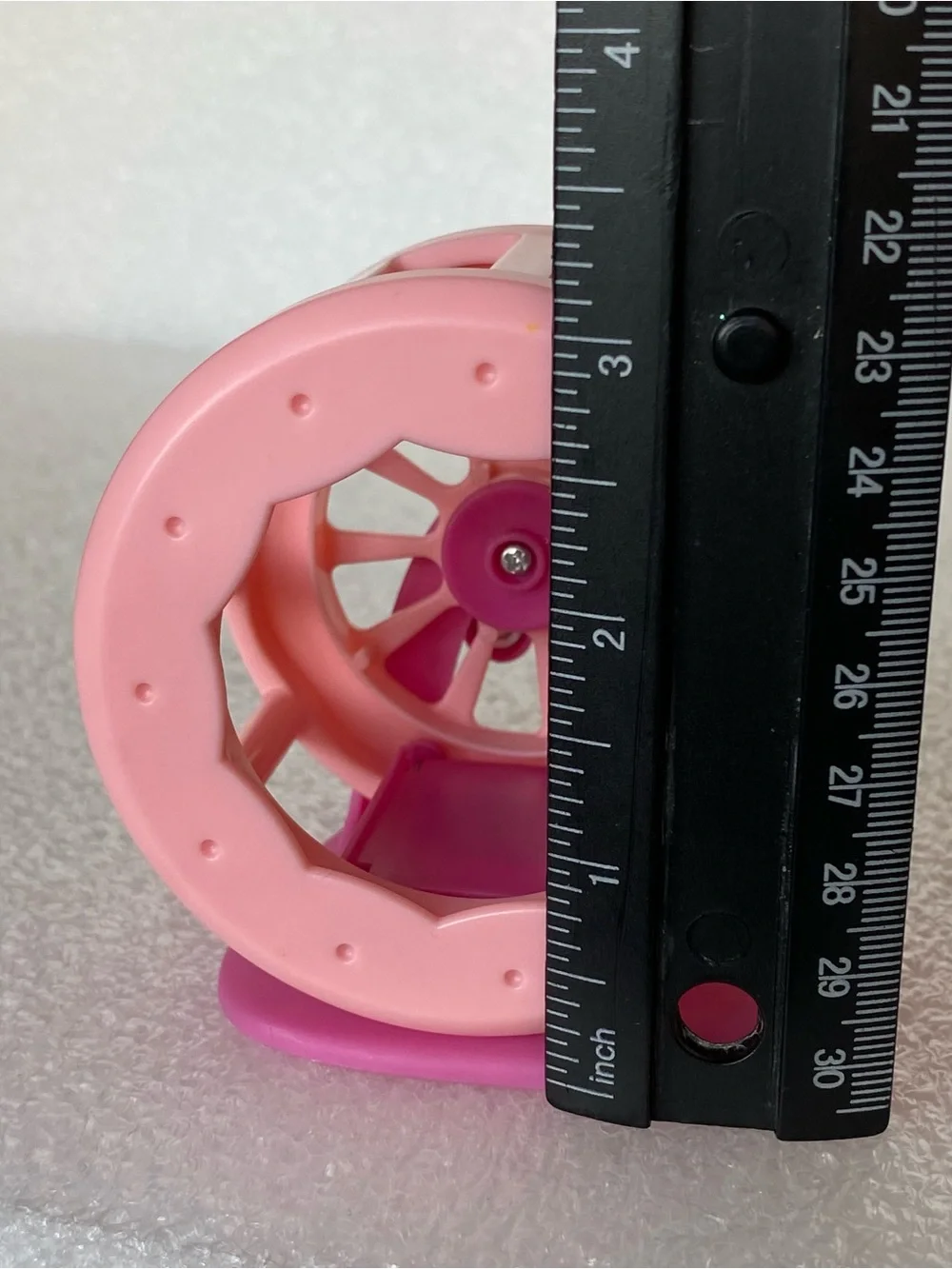 Hasbro Littlest Pet Shop LPS Pink HAMSTER WHEEL Lovin' Pet Playhouse Replacement